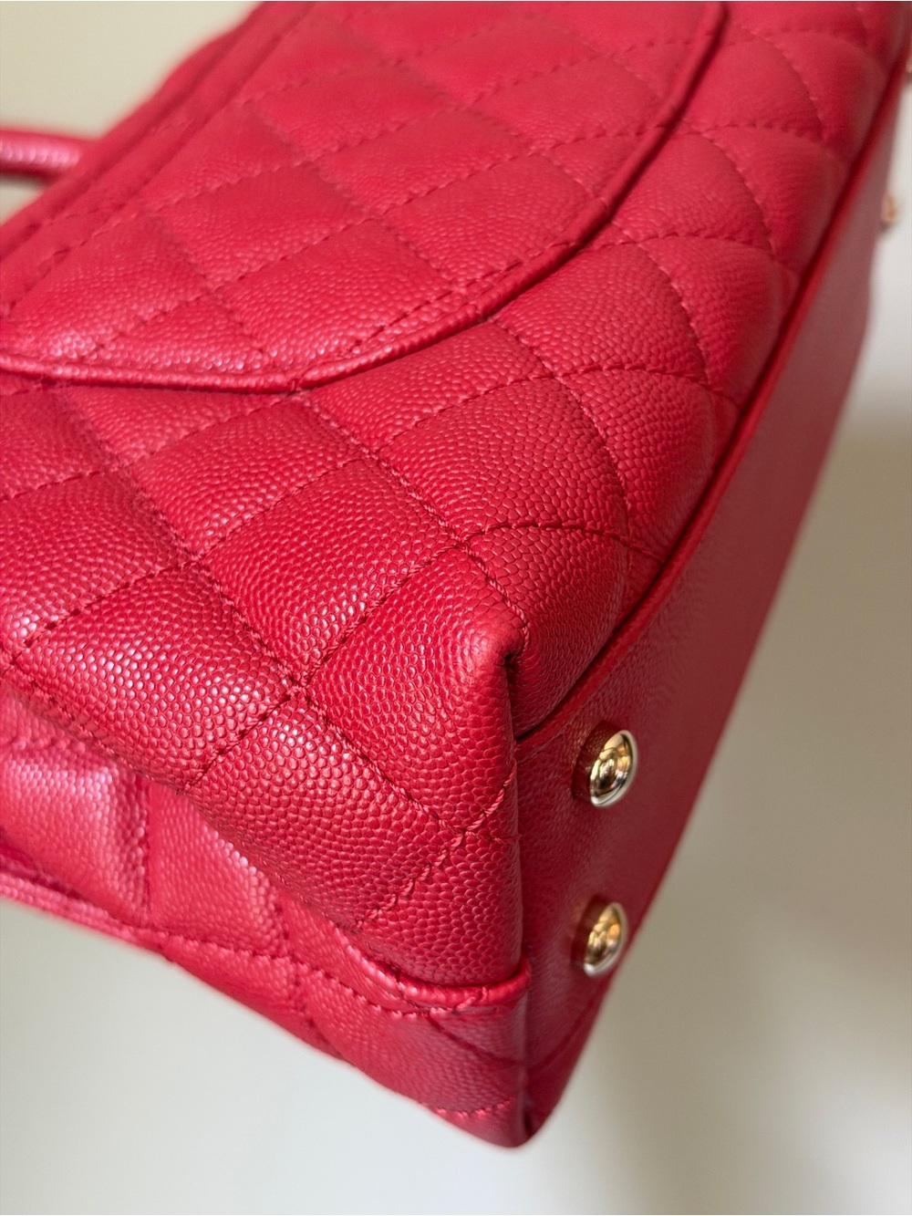 Chanel Caviar Lizard Embossed Quilted Mini Coco Handle Flap Bag - Picture 13 of 13